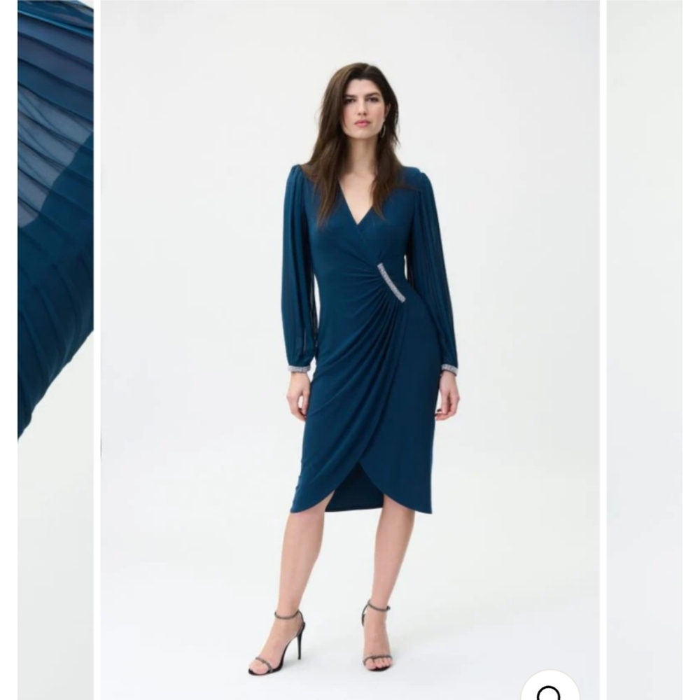 Joseph ribkoff dress 224046 nightfall wrap dress